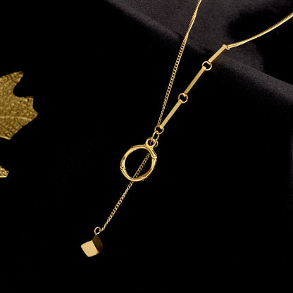 Custom Monogrammed Pendant Necklace