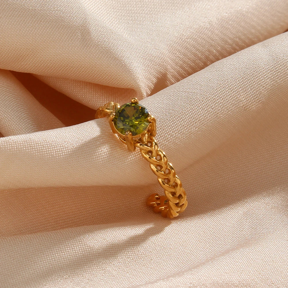 Luxury Diamond Braided Wedding Ring
