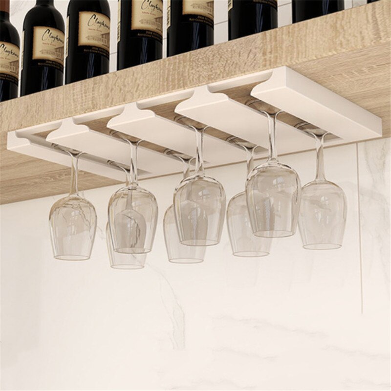 Compact Wall Mounted Glass Storage Rack