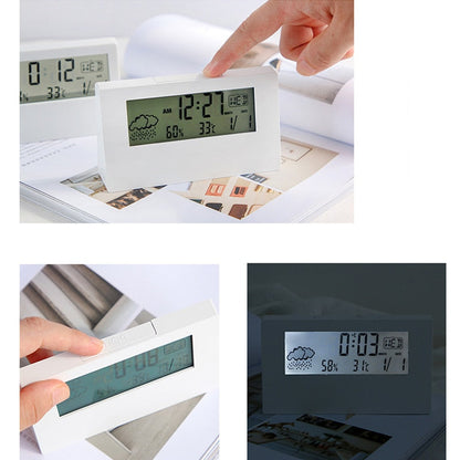 Sleek LED Electronic Table Clock - Luxicro