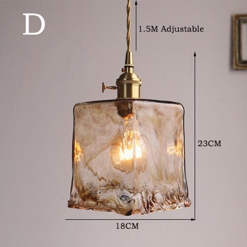 Bright Glass Pendant Light For Kitchen And Bathroom