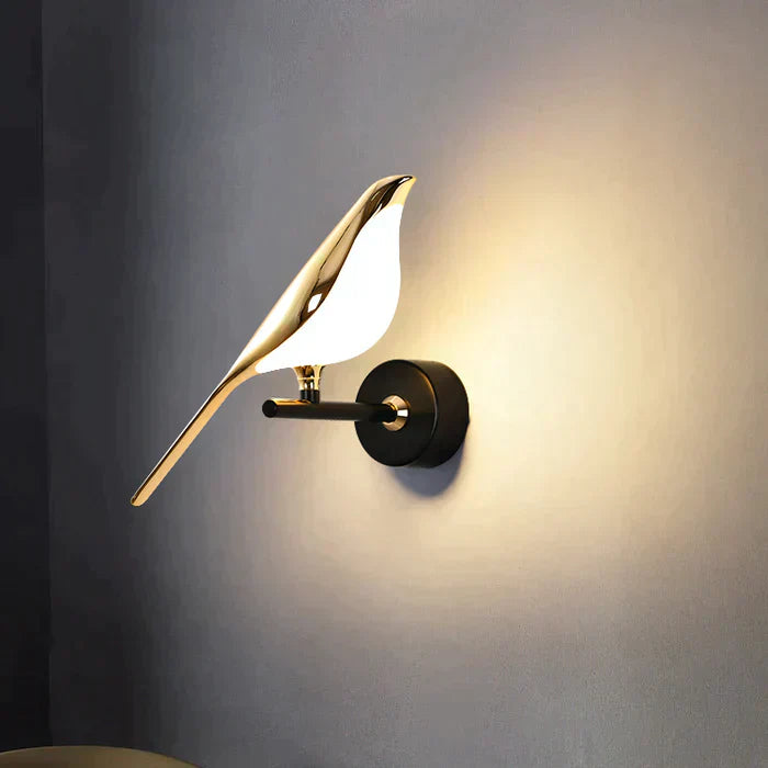 Stylish LED Bird Wall Light - Luxicro