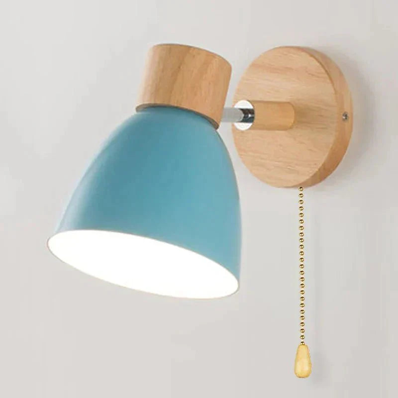 Classic Wood Wall Light - Warm Modern Style
