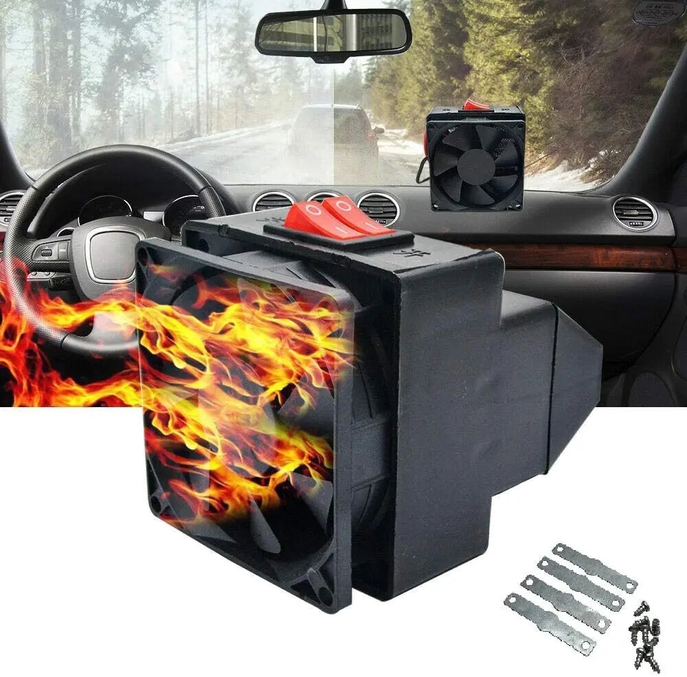 Compact Portable Car Heater Defroster for Winter - Luxicro
