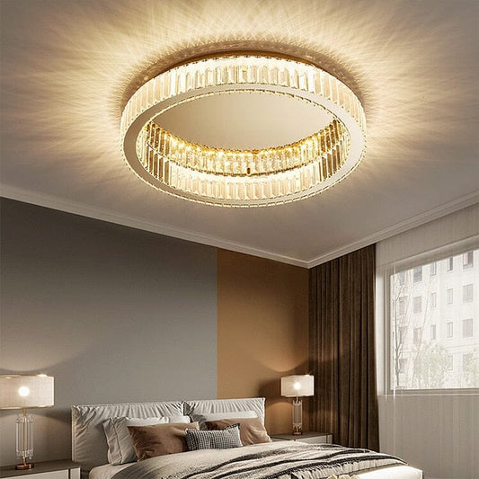 Beautiful Crystal Drop Chandelier For Bedroom Light - Luxicro