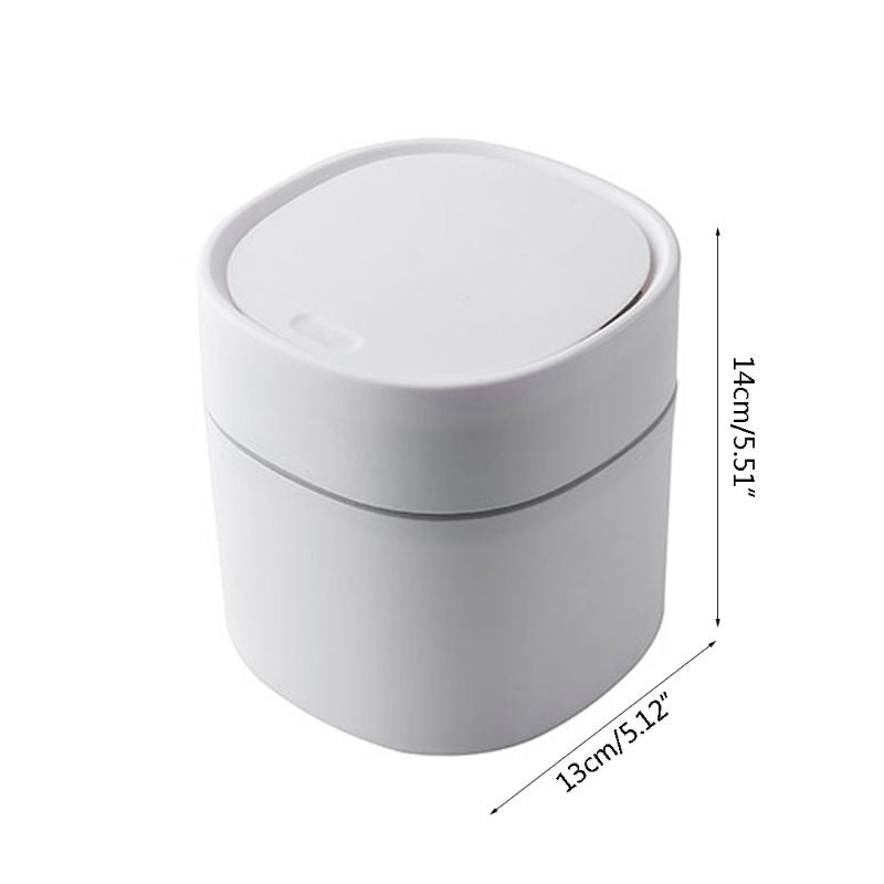 Compact Mini Office Trash Bin