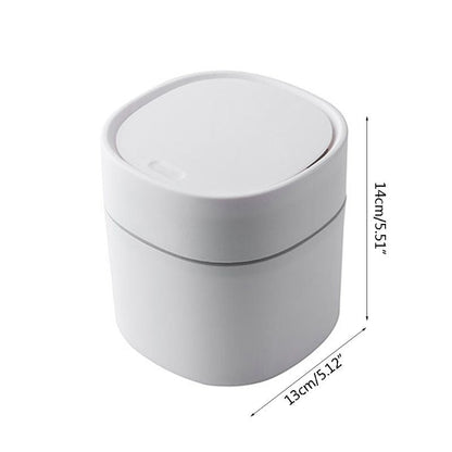 Compact Mini Office Trash Bin