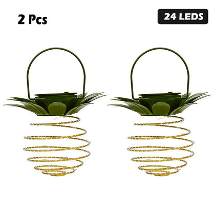 Outdoor Pineapple Powered Garden Light