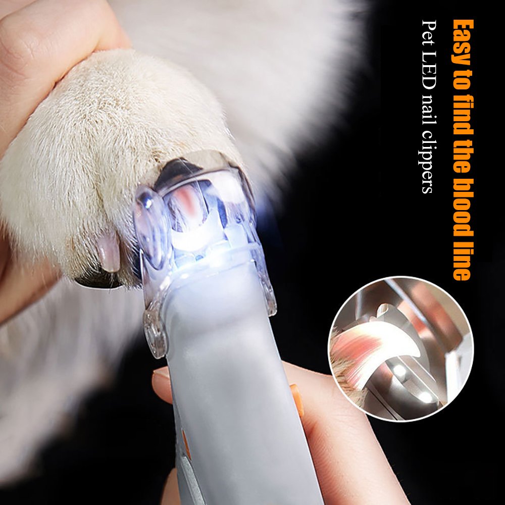 Easy Pet Nail Trimmer Kit, Safe Clipper for Dogs