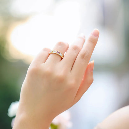Lovely Heart Cut Diamond Engagement Ring
