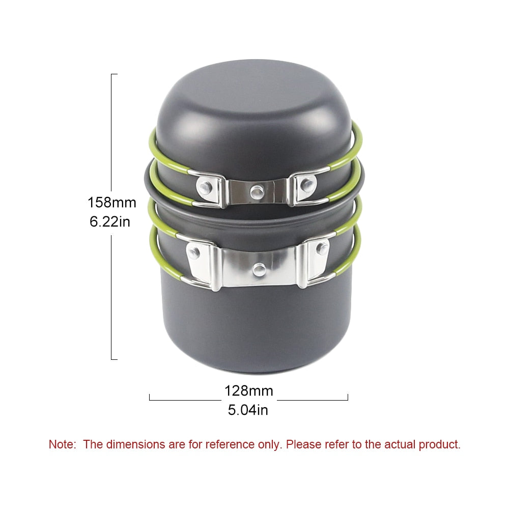 Compact Outdoor Cooking Set Ultralight Backpack Kit