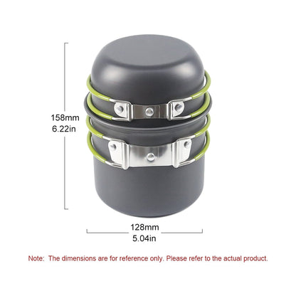 Compact Outdoor Cooking Set Ultralight Backpack Kit