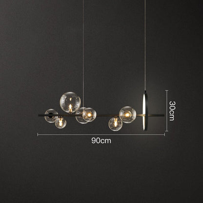 Modern Scandinavian Glass Drop Pendant Light