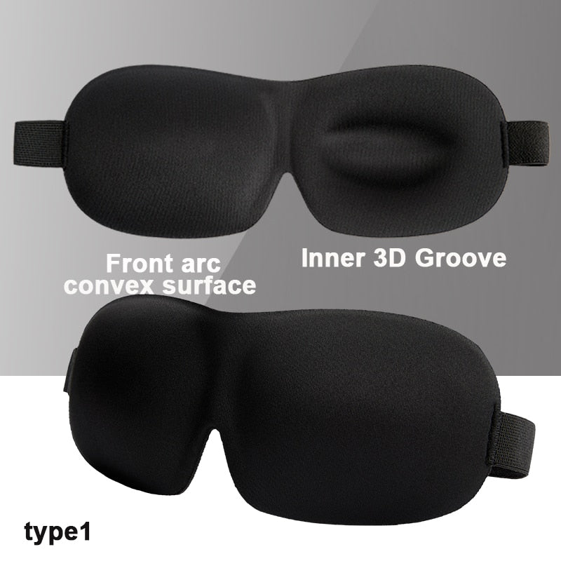 Contour Sleep Mask with Total Darkness and Plush Comfort