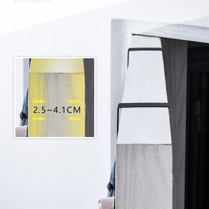 Space Saving Over Door Clothing Hook Rack