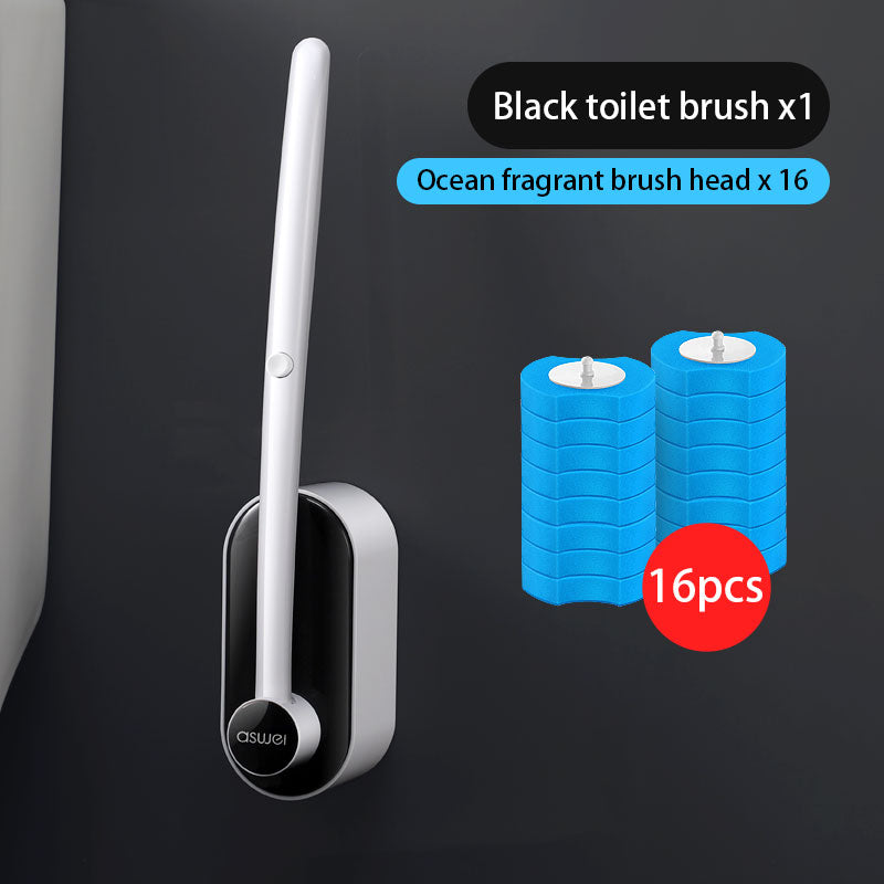 Long Handle Toilet Brush Cleaner Kit