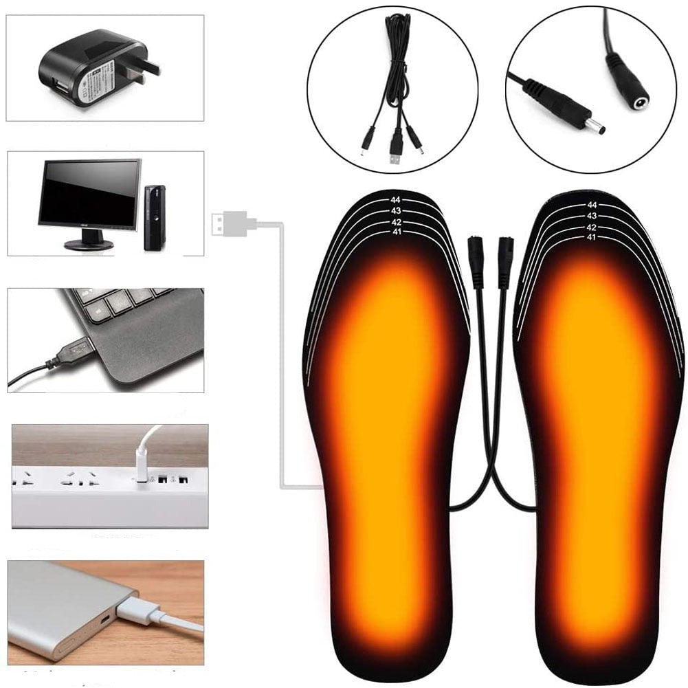 Cozy Electric Heat Insulated Shoe Insoles