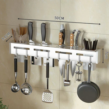 Contemporary Metal Kitchen Knife Holder