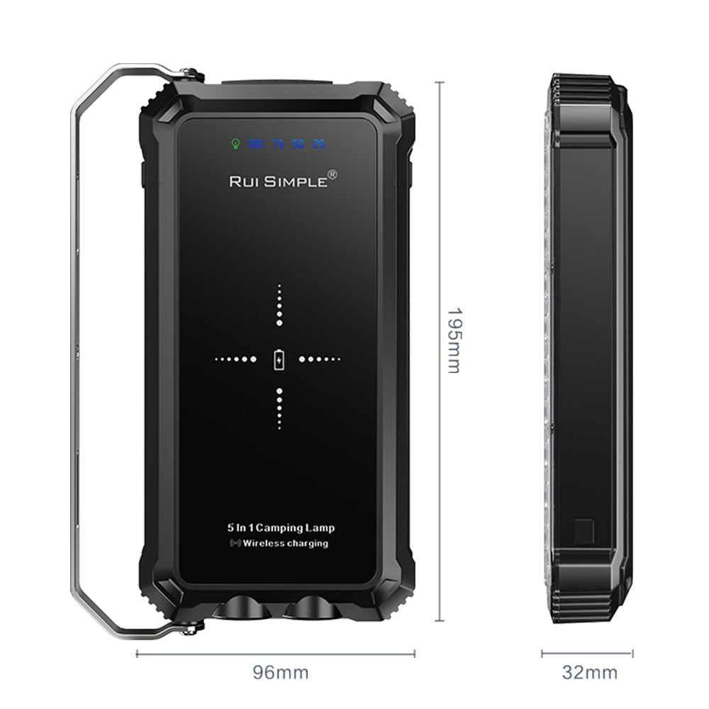 Waterproof LED Portable Power Bank Charger Lamp