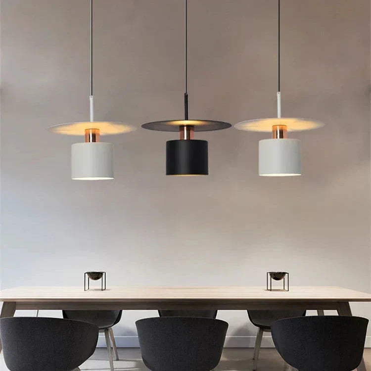 Modern Pendant Light with Slim Design and Warm Glow