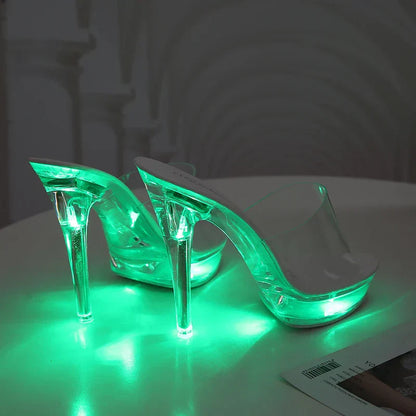 Sexy Transparent Stiletto Heels