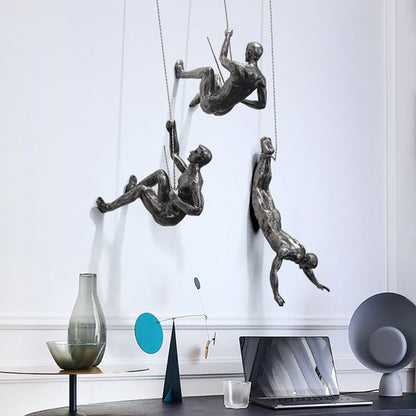Modern Resin Wall Art Sculpture