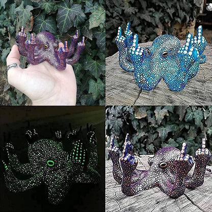 Vibrant LED Octopus Room Decoration