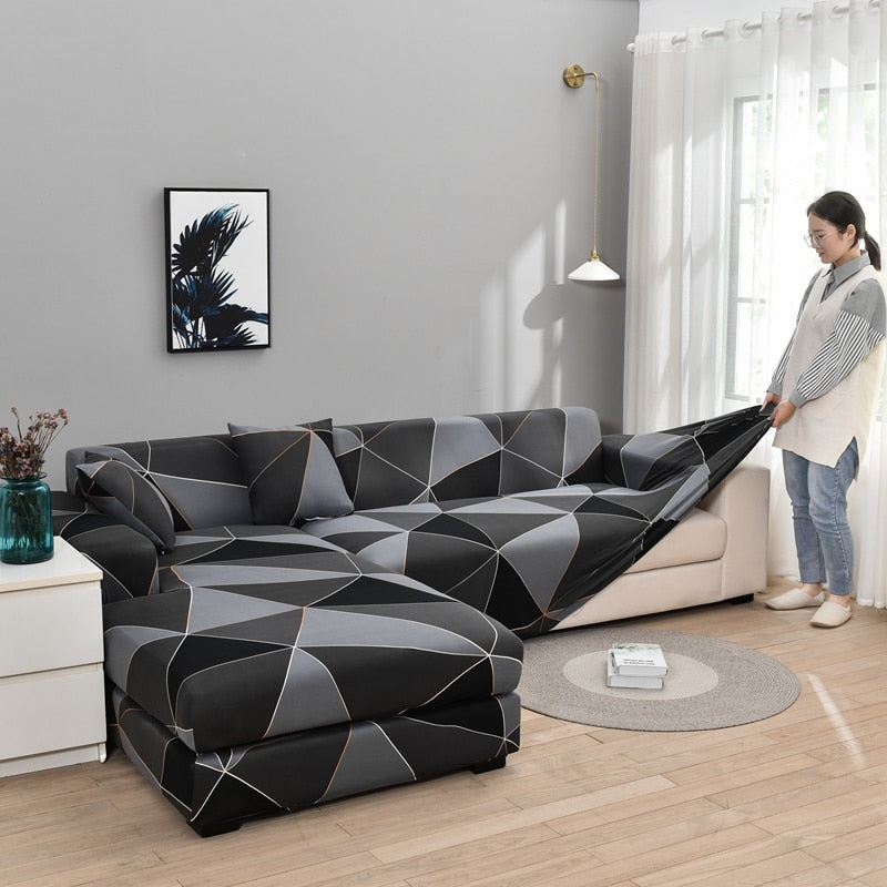 Comfortable Fit Elastic Couch Cover