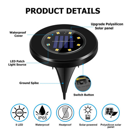 Weatherproof Solar Garden Lanterns Black Kit