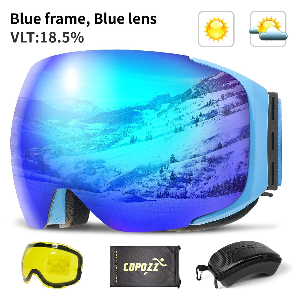 Anti Fog Snowboard Skiing Goggles Clear Lens