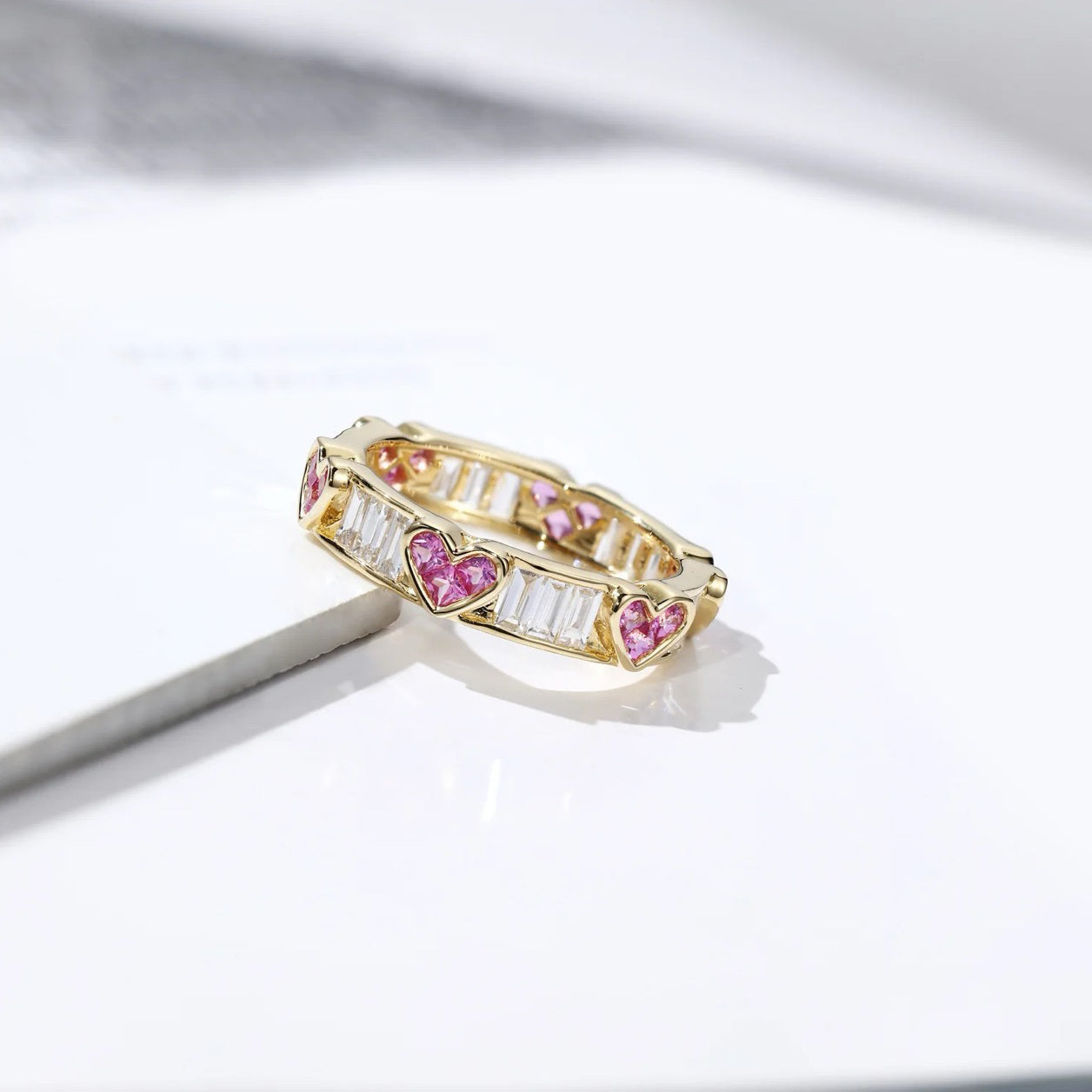 Romantic Solitaire Heart Shape Diamond Ring - Luxicro