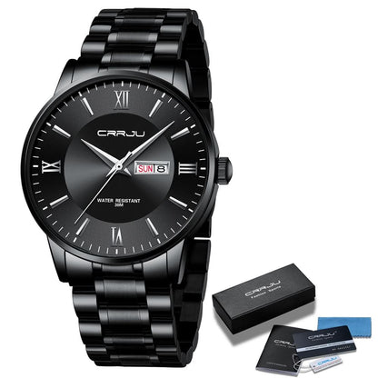Stylish Mens Water Resistant Stainless Steel Watch