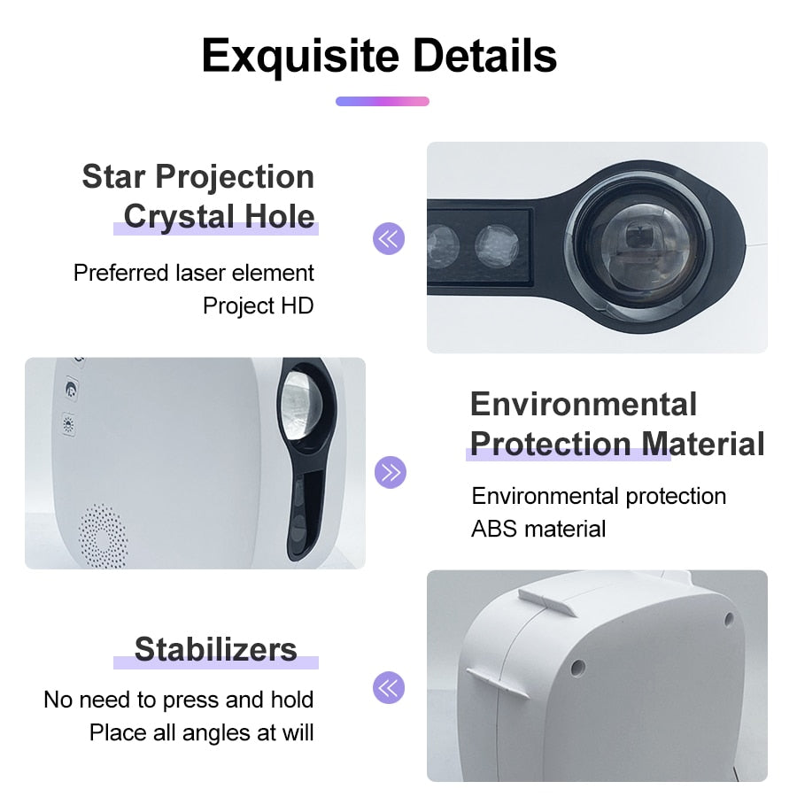 Cosmic Night Sky LED Projector Lamp