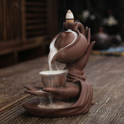 Calming Aromatic Incense Tea Light Holder