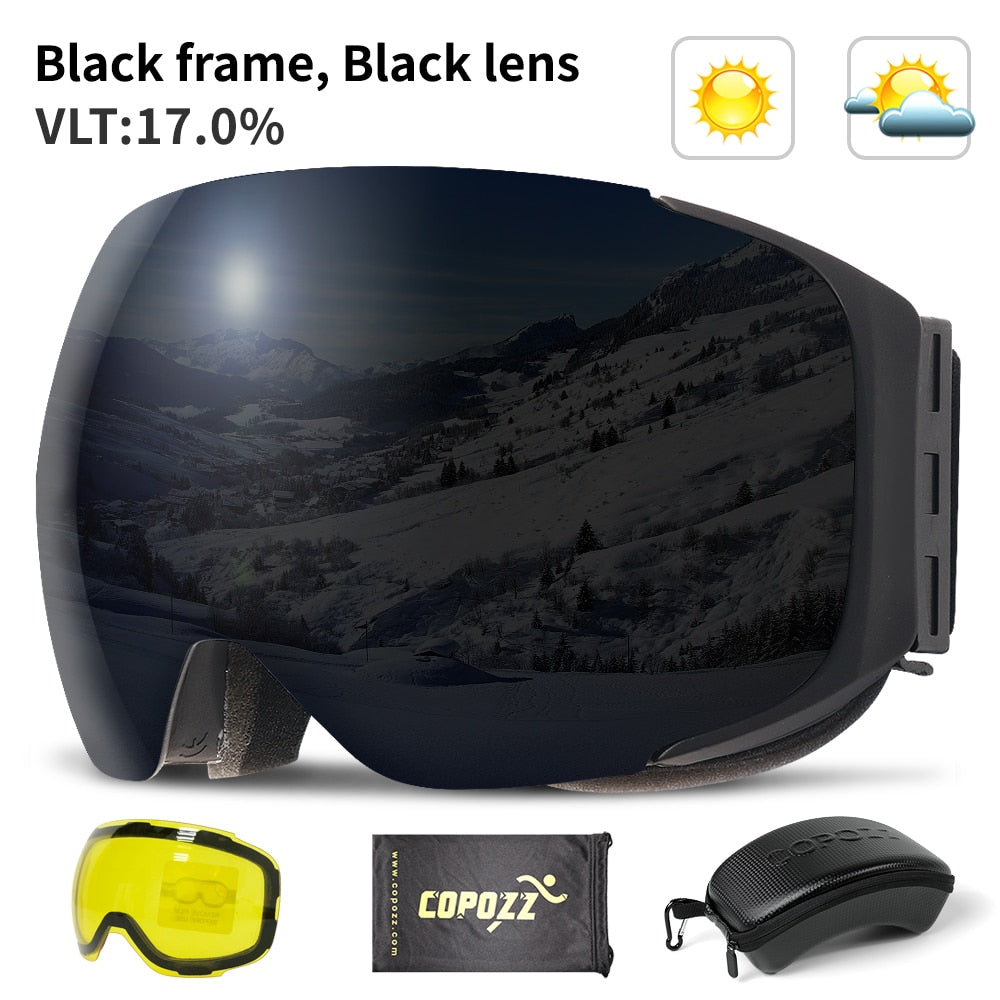 Anti Fog Snowboard Skiing Goggles Clear Lens