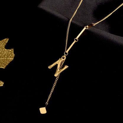 Custom Initial Pendant Necklace