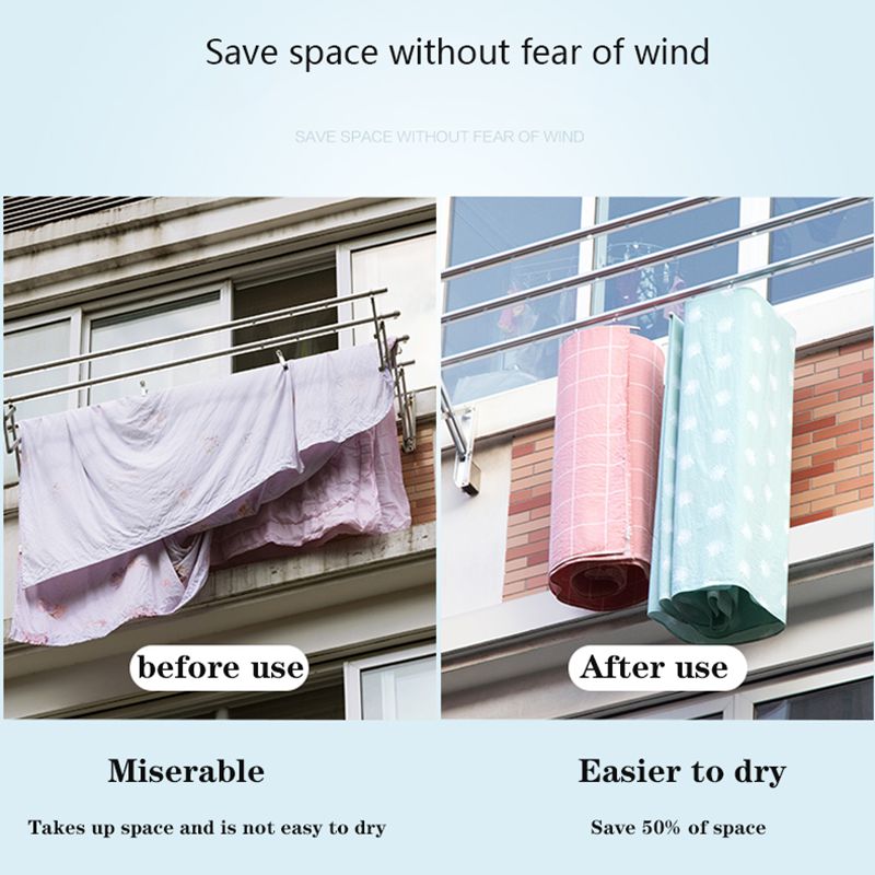 Space Saving Collapsible Laundry Drying Rack