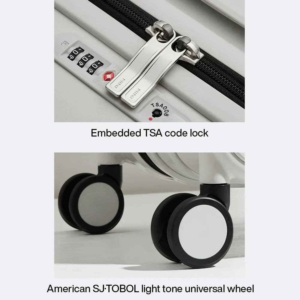 Strong Lightweight Suitcase with Easy Grip Handle