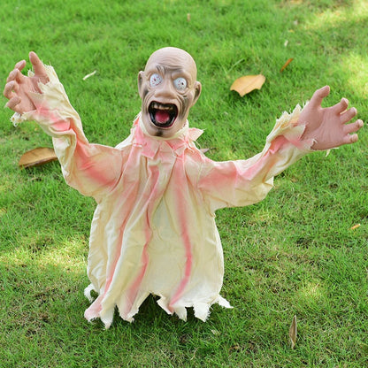 Scary Animated Zombie Lawn Halloween Decoration
