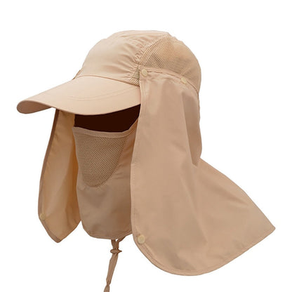 Sun Protection Wide Brim UV Shield Hat