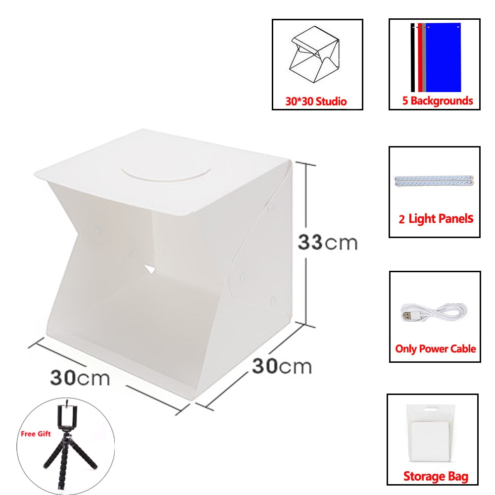 Studio Quality Table Top Photo Lighting Set