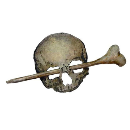 Edgy Gothic Skull Hair Clips