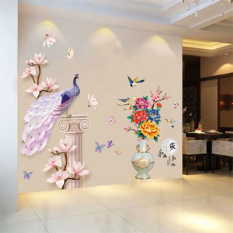 Vibrant Flower Vinyl Wall Sticker
