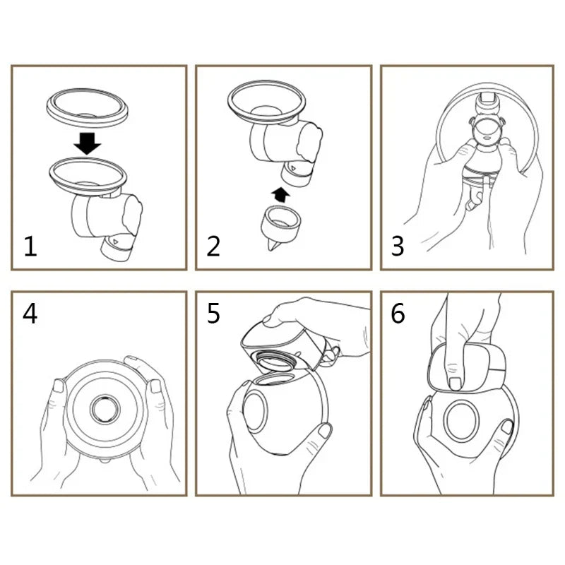 Portable Rechargeable Breast Pump | Compact and Discreet