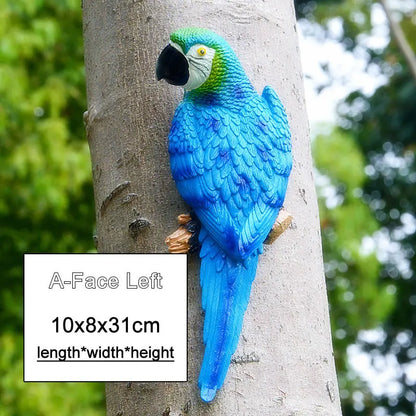 Vibrant Tree Bird Canvas Decoration