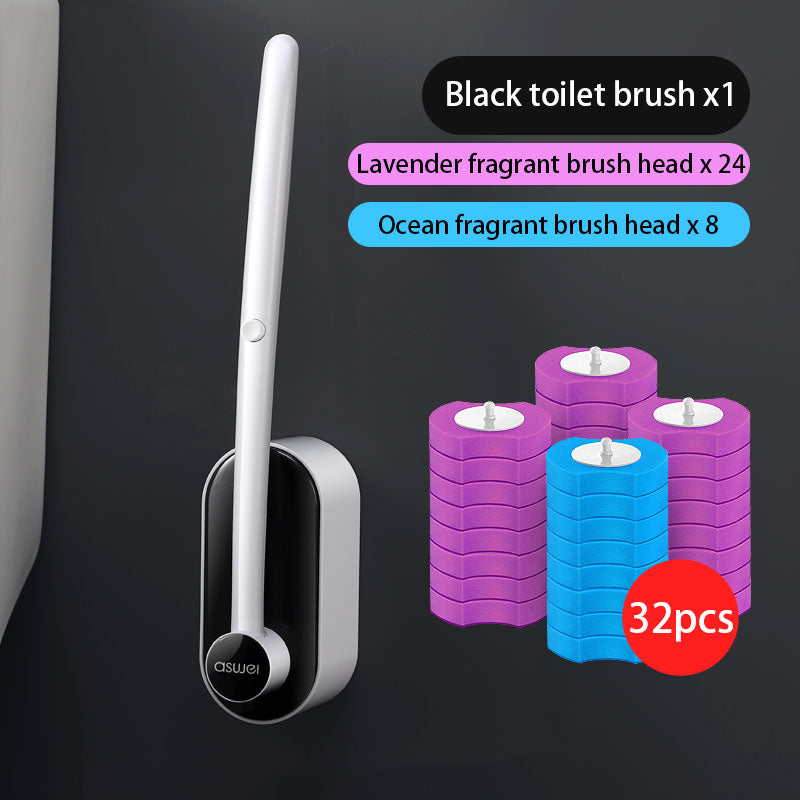 Long Handle Bathroom Toilet Cleaning Brush Set