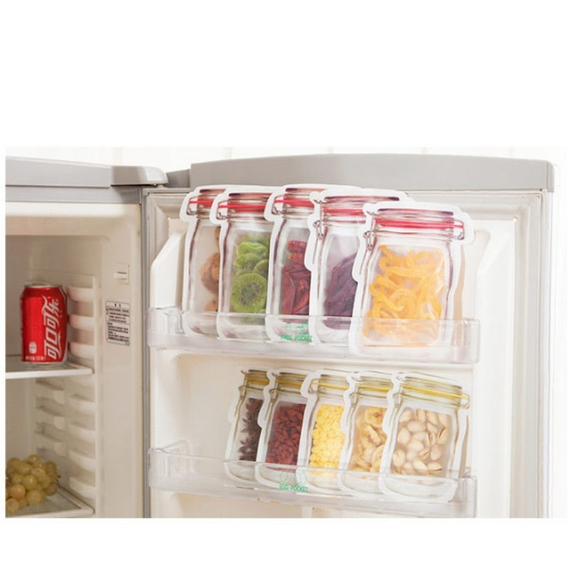 Clear Reusable Plastic Storage Bags