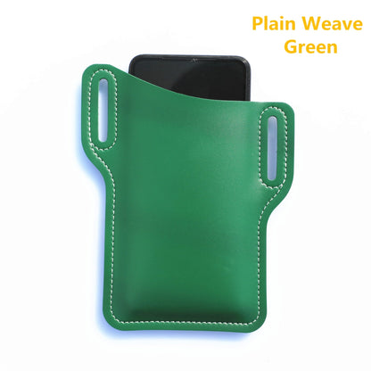 Retro Brown Leather Phone Holster