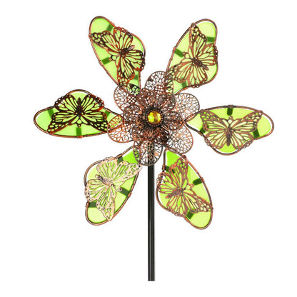 Vibrant Outdoor Yard Windmill Decoration