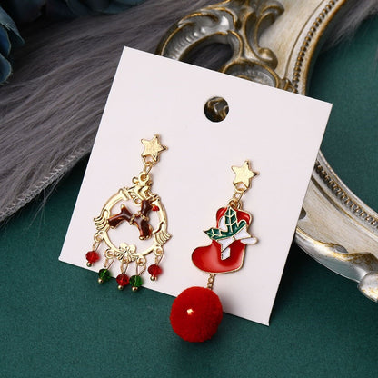 Fun Christmas Tree Earrings